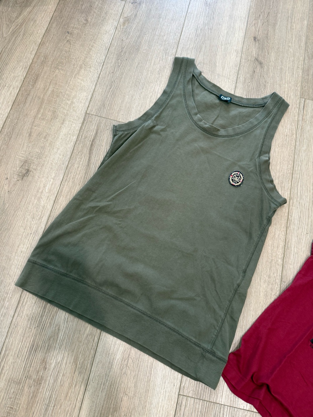 D&G Olive Green Women's Tank Top